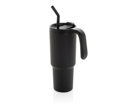 Graphic 360 RCS certified recycled steel tumbler 900ml Black - XD Collection P437.3201