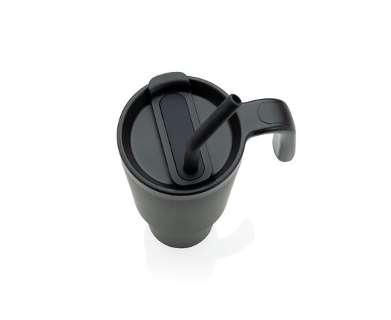 Graphic 360 RCS certified recycled steel tumbler 900ml Black - XD Collection P437.3201
