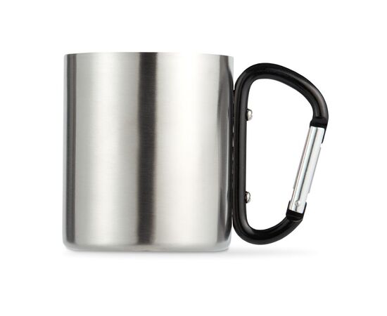 Metal mug & carabiner handle Black -  MO8313-03