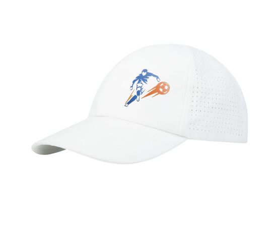 Casquette 6 panneaux Mica GRS recyclée ajustée Blanc - Elevate NXT 37516010
