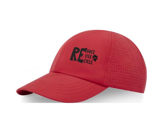 Mica GRS gerecyclede cool fit cap met 6 panelen Rood - Elevate NXT 37516210