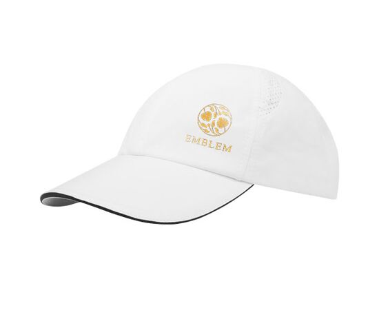 Morion 6 panel GRS recycled cool fit sandwich cap White - Elevate NXT 37517010