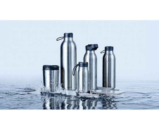 Bouteille isotherme 500ml Avira Avior en acier recyclé RCS Argent - Avira P438.002