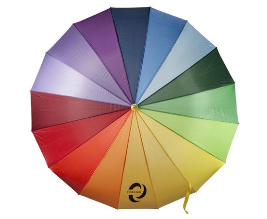 Polyester (190T) umbrella Haya Custom, Multicolor -  4058.009