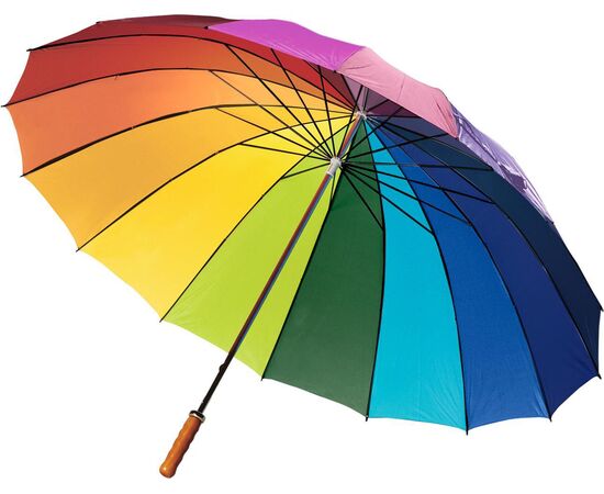 Polyester (190T) umbrella Haya Custom, Multicolor -  4058.009