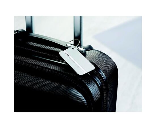 Etiquette à bagages Argent mat -  MO8352-16