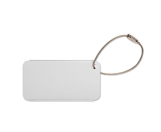 Etiquette à bagages Argent mat -  MO8352-16
