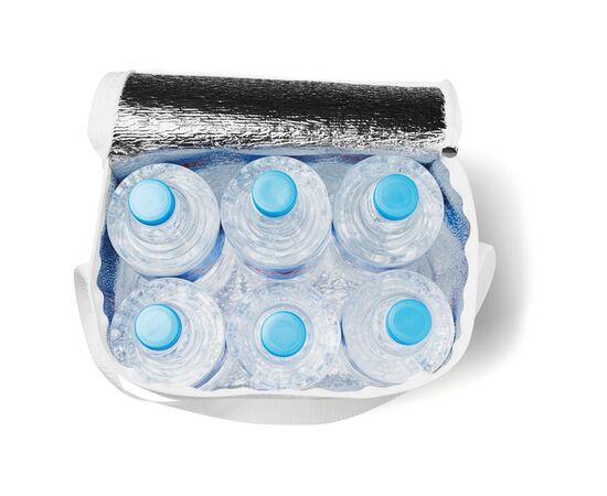 Kühltasche 1,5l Flasche Weiß -  MO8529-06