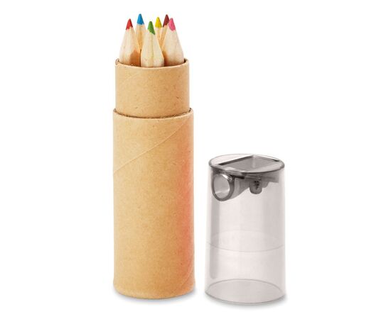 6 coloured pencils Transparent grey -  MO8580-27