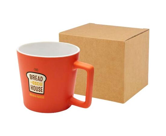 Tasse Cali de 370 ml en céramique avec finition mate Orange - Unbranded 10090031