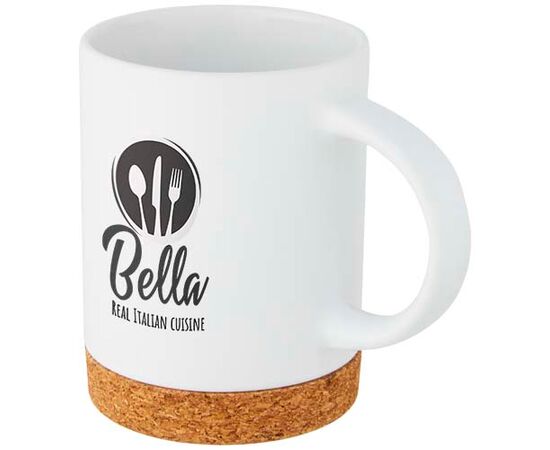 Neiva 425 ml ceramic mug with cork base White - Unbranded 10090101