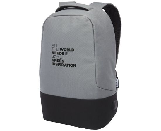 Sac à dos anti-vol Cover en RPET certifié GRS 18L Gris - Unbranded 12051082 Sac à dos anti-vol Cover en RPET certifié GRS 18L Gris - Unbranded 12051082