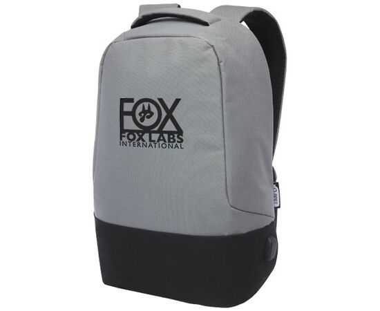 Sac à dos anti-vol Cover en RPET certifié GRS 18L Gris - Unbranded 12051082 Sac à dos anti-vol Cover en RPET certifié GRS 18L Gris - Unbranded 12051082