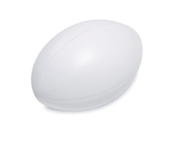 Anti-stress PU rugby ball White -  MO8687-06