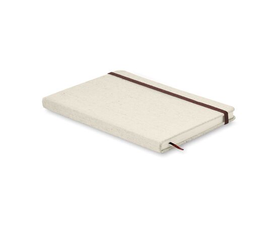 A5 notitieboek, canvas Beige -  MO8712-13