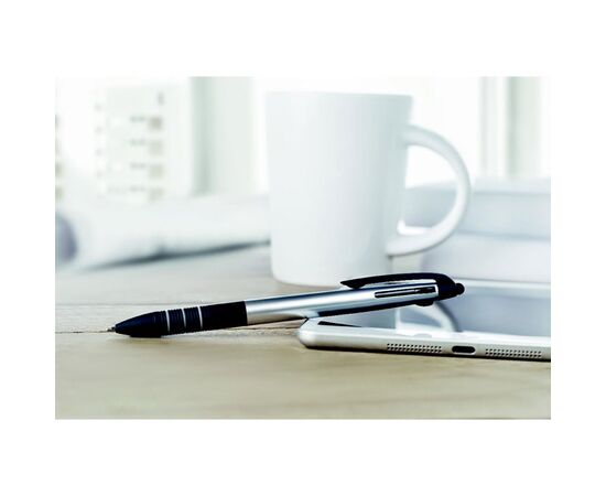 Stylo bille stylet 3 couleurs Argent -  MO8812-14
