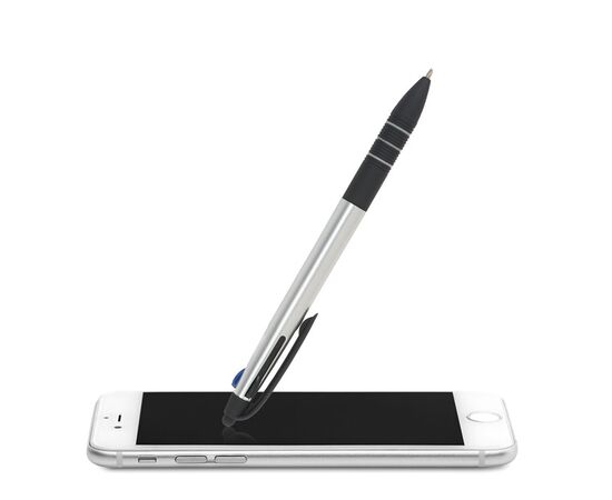 Stylo bille stylet 3 couleurs Argent -  MO8812-14