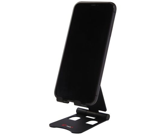 Klappbarer Smartphone Ständer aus Aluminium Schwarz - Tekiō® 12419390