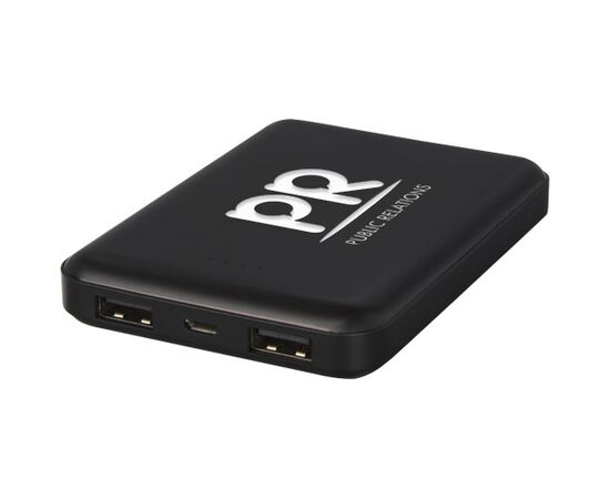 Batterie de secours Gleam lumineuse et ultra-mince de 5 000 mAh Noir - Unbranded 12420890