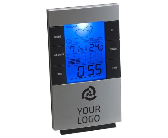 Plastic weather station Griffin Silver -  4789.032