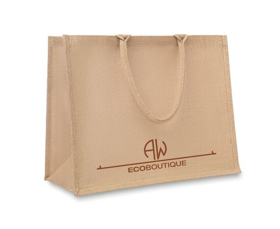 Jute Shopping Tasche Beige -  MO8965-13 Jute Shopping Tasche Beige -  MO8965-13