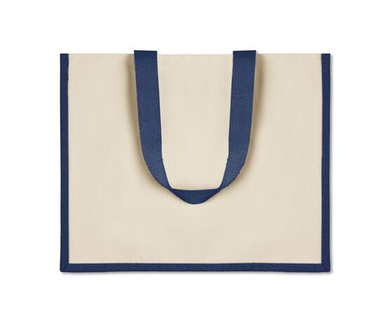 Jute/Canvas Shopper  Blau -  MO8967-04