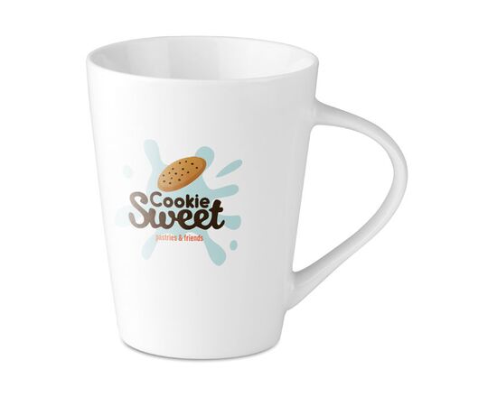 Porzellan Kaffeebecher 250ml Weiß -  MO9078-06