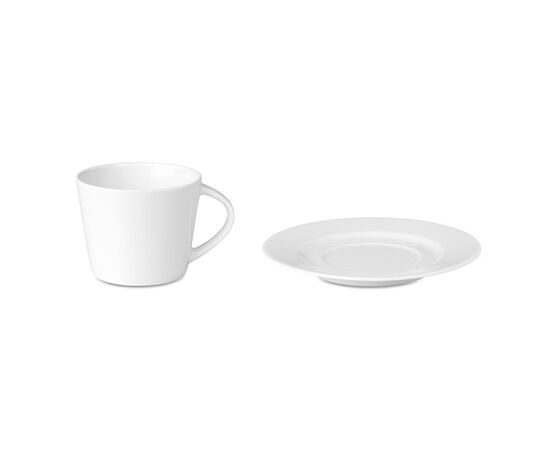 Tasse et soucoupe Cappuccino Blanc -  MO9080-06