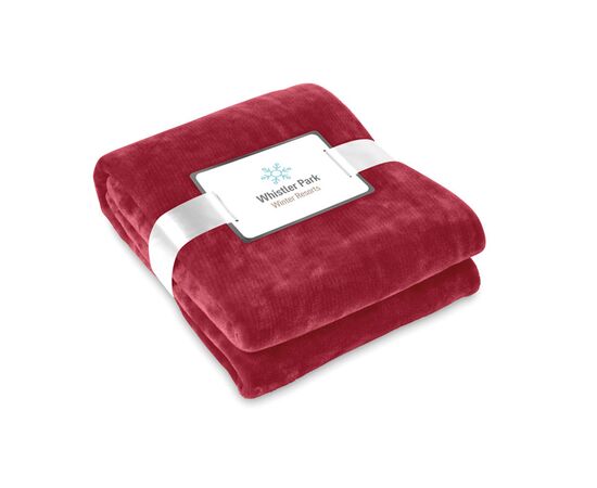 Flanell Fleece-Decke Burgund -  MO9088-02