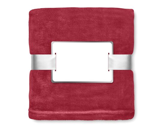 Flanell Fleece-Decke Burgund -  MO9088-02
