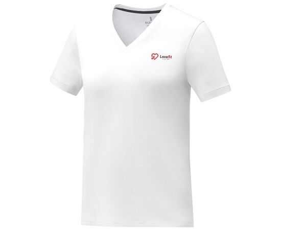 Somoto T-Shirt mit V-Ausschnitt für Damen Weiß - Elevate Life 38031010