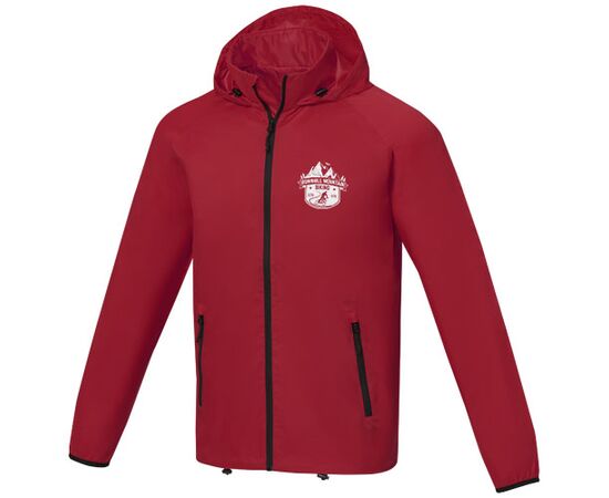 Dinlas men's lightweight jacket Red - Elevate Essentials 38329211