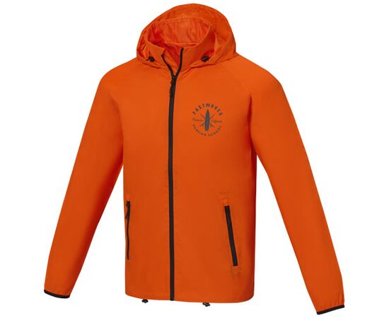 Dinlas men's lightweight jacket Orange - Elevate Essentials 38329314