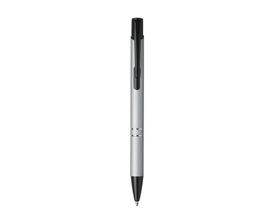 Ebony Rubberised Kugelschreiber Silber -  55690120