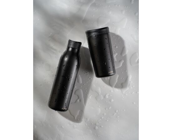 Avira Alix RCS re-steel click tumbler 400ML Black - Avira P438.1001
