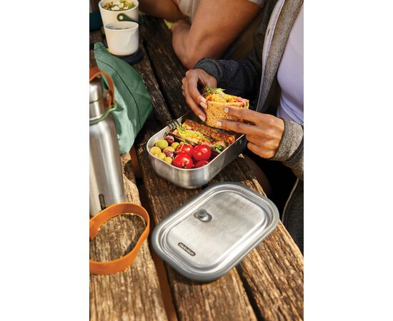 Boîte à lunch Large en acier inoxydable Black+Blum Orange - Black + Blum P439.0008