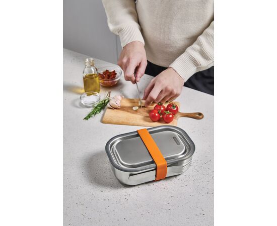 Boîte à lunch Large en acier inoxydable Black+Blum Orange - Black + Blum P439.0008