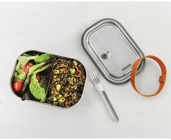 Boîte à lunch Large en acier inoxydable Black+Blum Orange - Black + Blum P439.0008