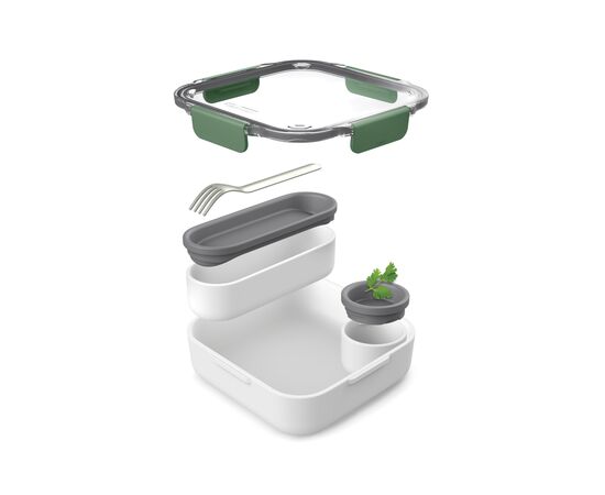 Boîte à lunch Black+Blum Original Vert olive - Black + Blum P439.0227