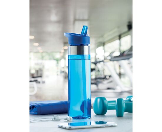 Gourde en Tritan 650ml Bleu transparent -  MO9227-23