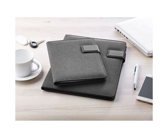 Conférencier A4 et powerbank Noir -  MO9232-03