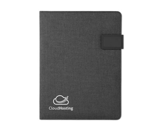 Conférencier A4 et powerbank Noir -  MO9232-03