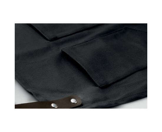 Apron in leather Black -  MO9237-03