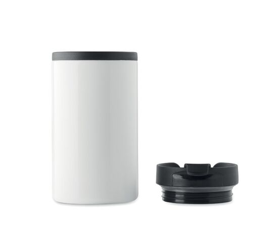 Trinkbecher Edelstahl 250 ml Weiß -  MO9246-06