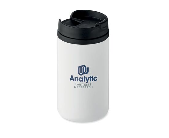 Trinkbecher Edelstahl 250 ml Weiß -  MO9246-06