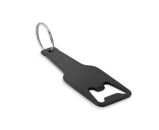 Aluminium bottle opener Black -  MO9247-03