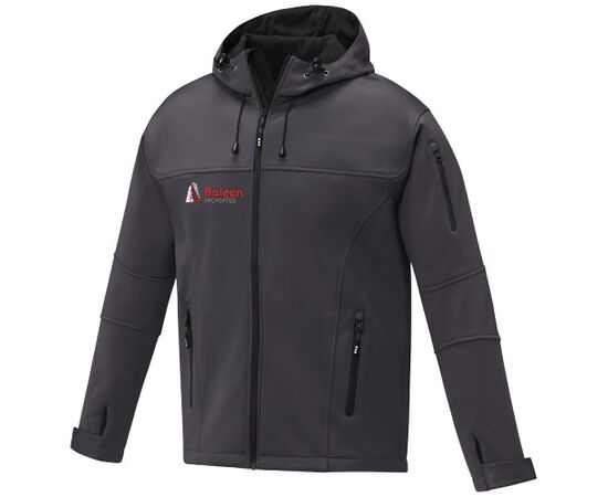 Match men's softshell jacket Storm grey - Elevate Life 38327821