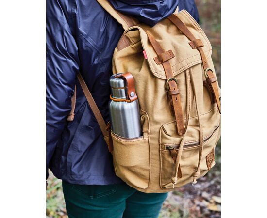 Black+Blum isolierte Wasserflasche klein, 500ml Orange - Black + Blum P439.1008