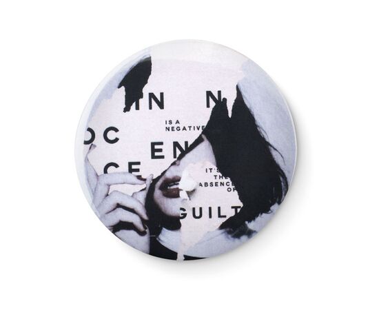 Pins (moyen ) insert papier Argent mat -  MO9330-16