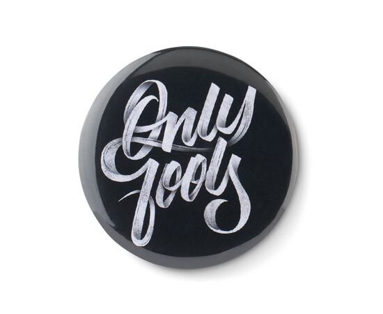 Mirror button metal Matt silver -  MO9335-16